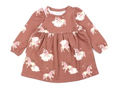 Name It light mahogany unicorn sweatdress